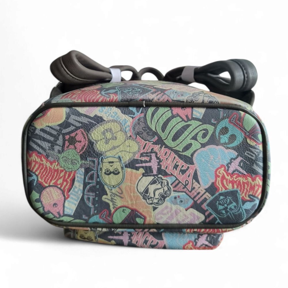 Loungefly Star Wars Pastel Graffiti Sticker Mini Backpack - Picture 5 of 15